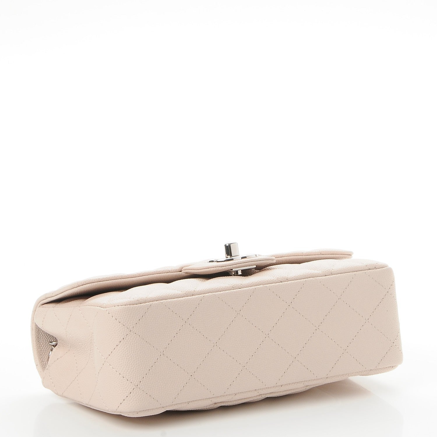 Chanel Caviar Quilted Mini Rectangular Flap Beige Clair 4 of 8