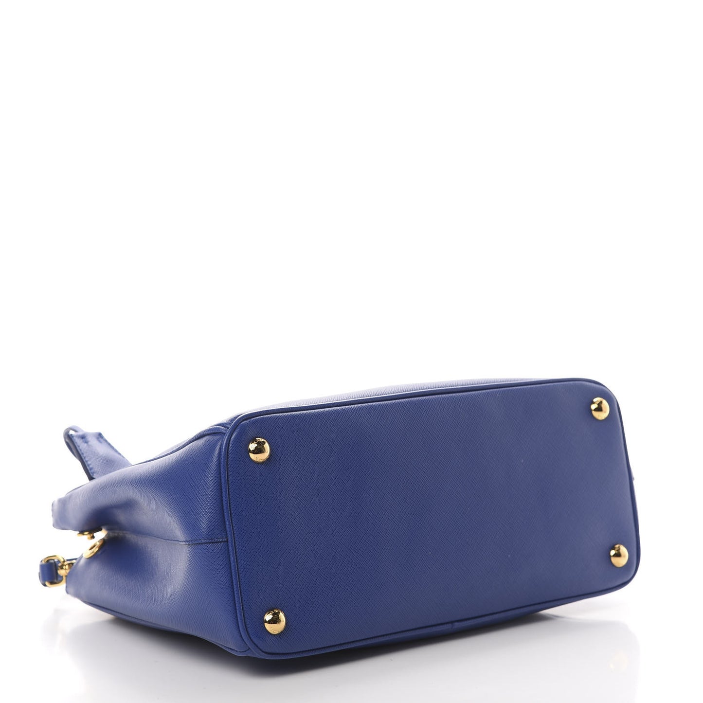 Saffiano Small Galleria Double Zip Tote Royal