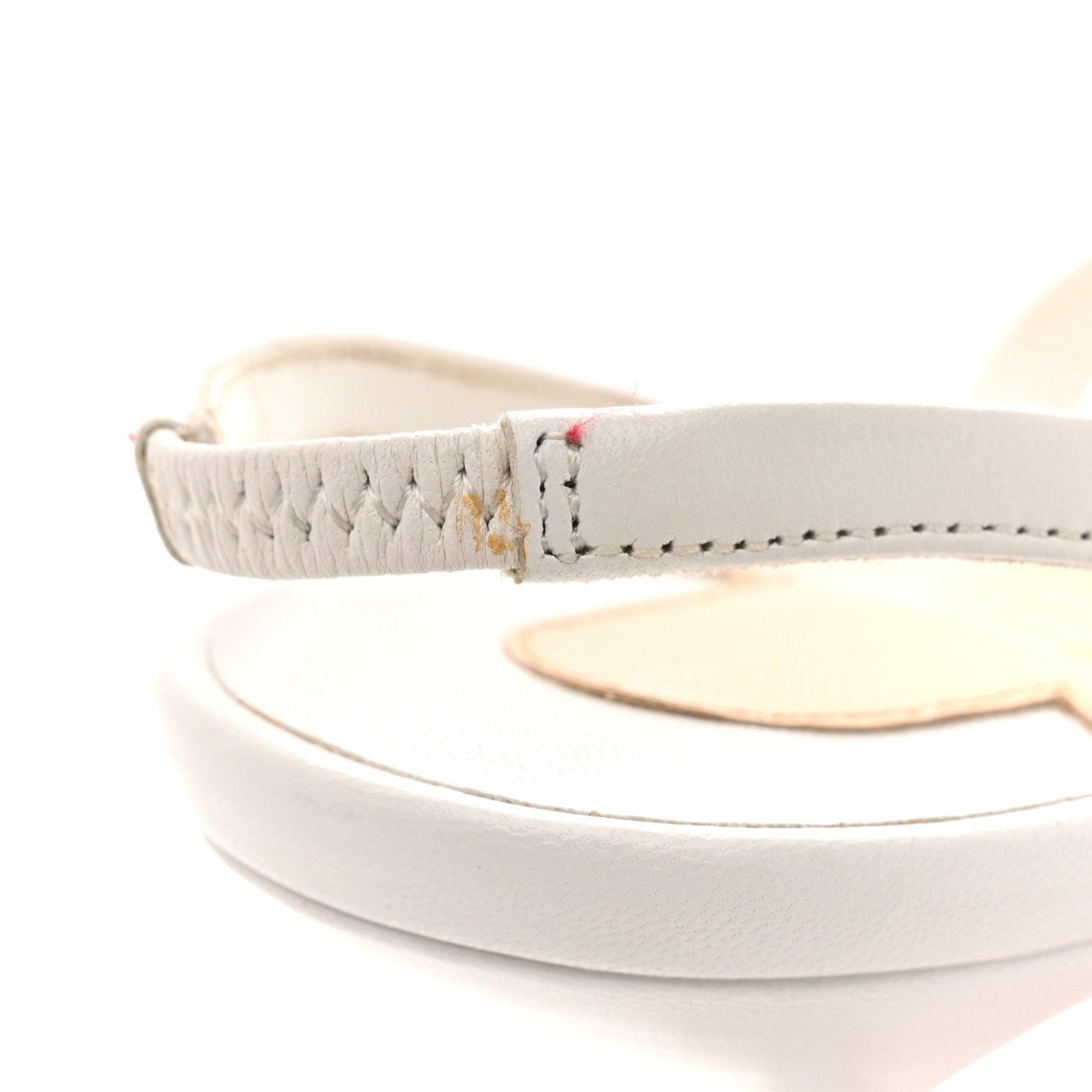 Christian Louboutin Kid Taralita 55 Thong Sandals 35 White 9 of 10