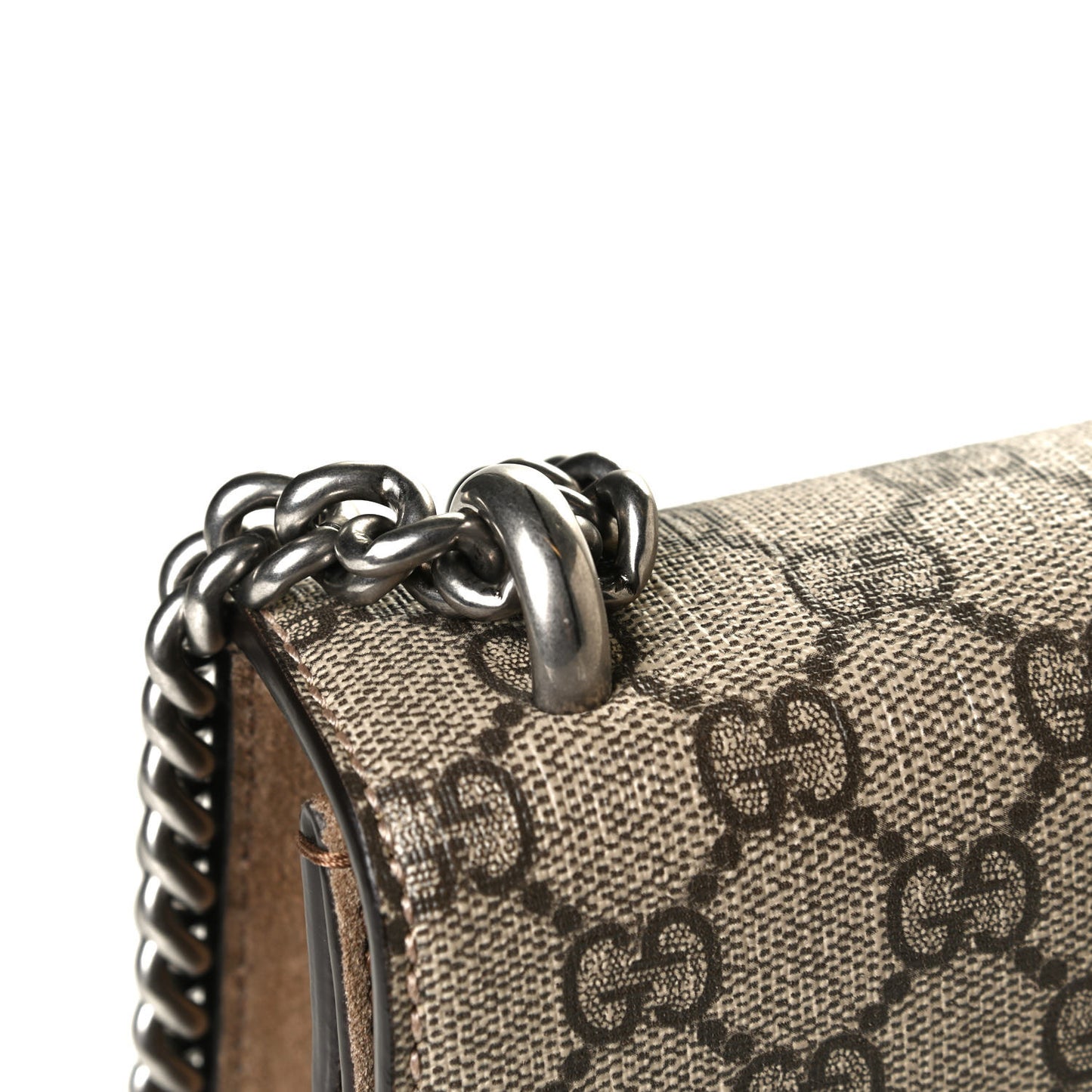 GG Supreme Monogram Mini Dionysus Shoulder Bag Taupe