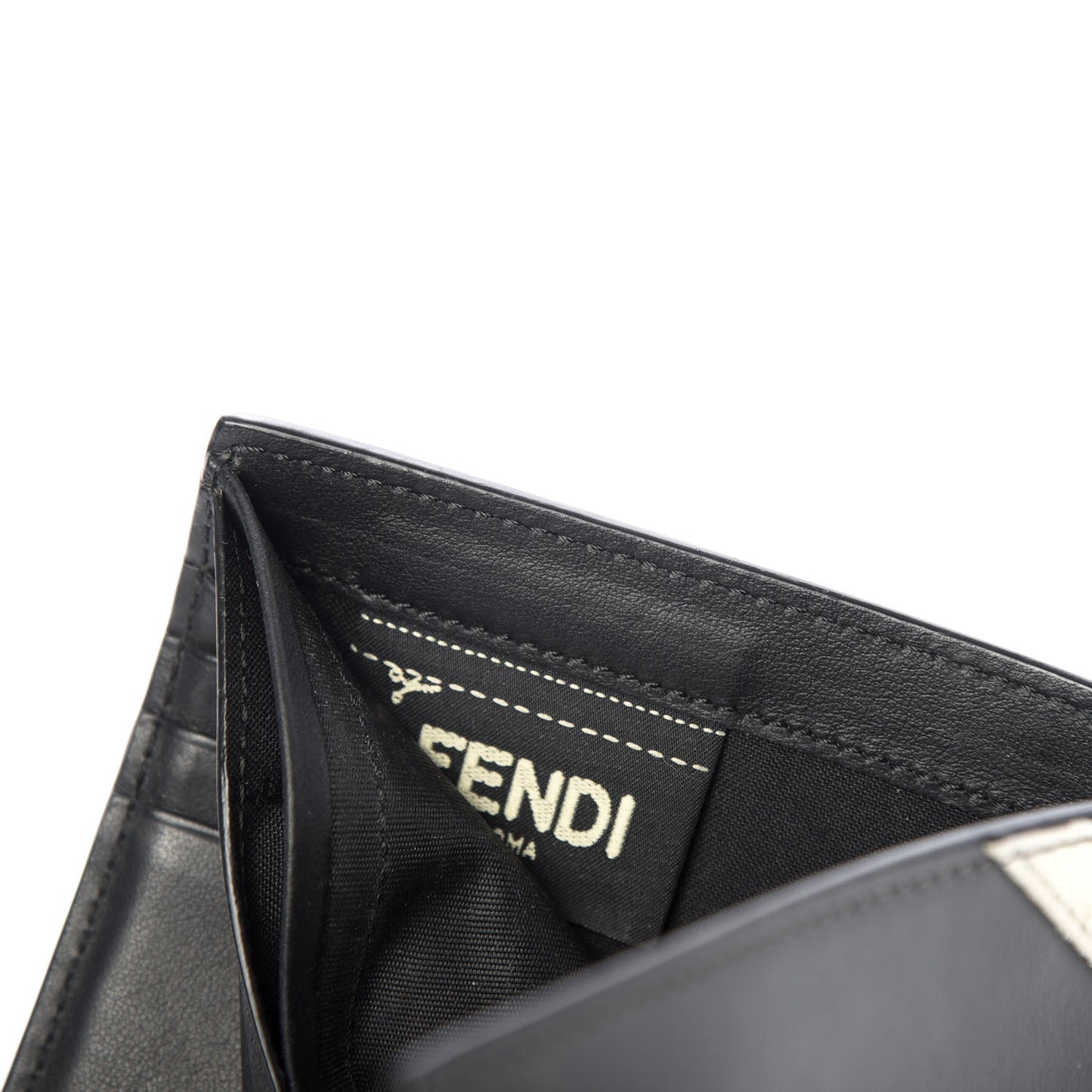 Vitello Century Elite Monster Eyes Bi-Fold Wallet Asfalto Graphite