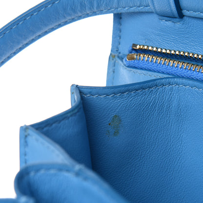 Celine Box Calfskin Medium Classic Box Flap Bag Blue 8 of 12
