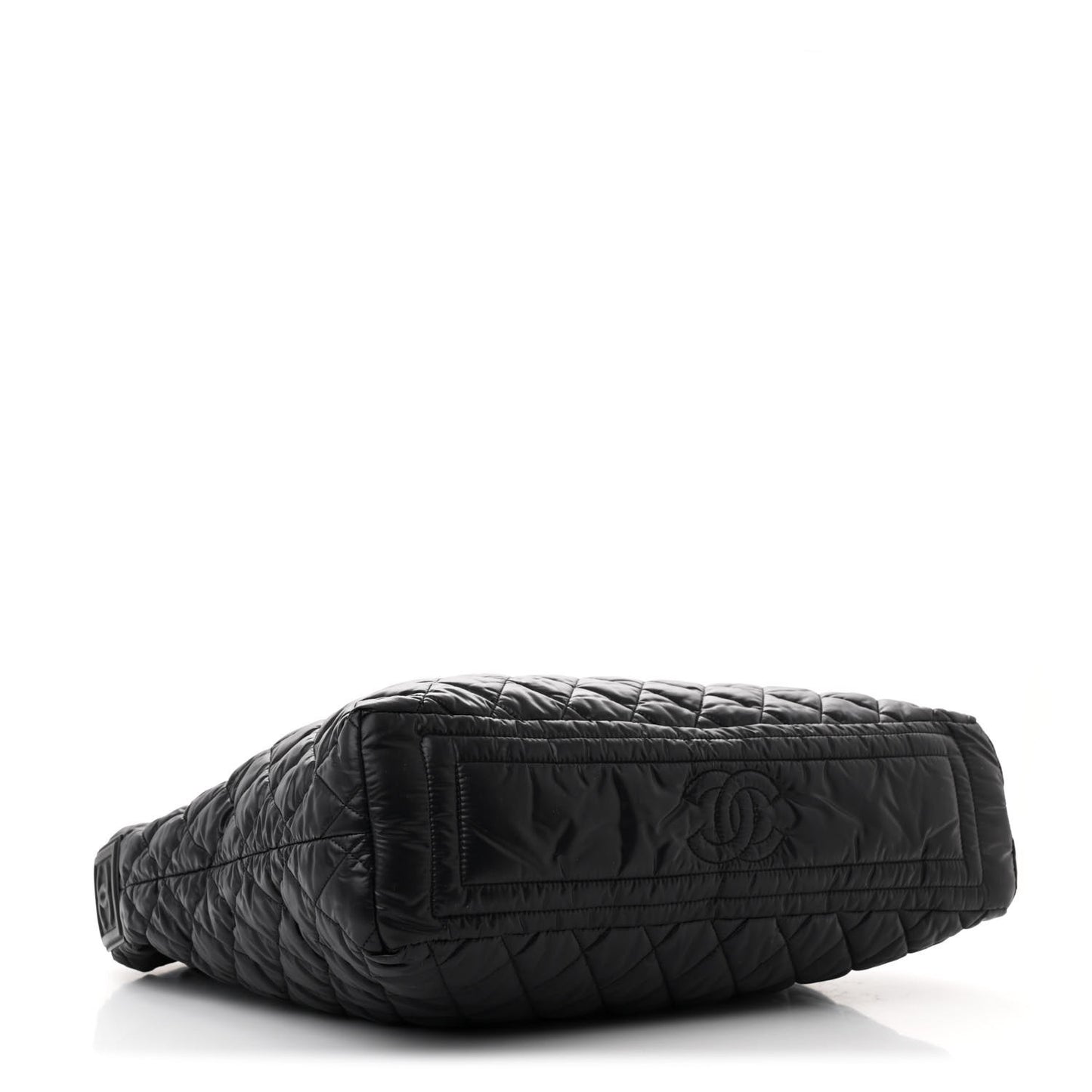 Nylon Quilted Coco Cocoon Hobo Black