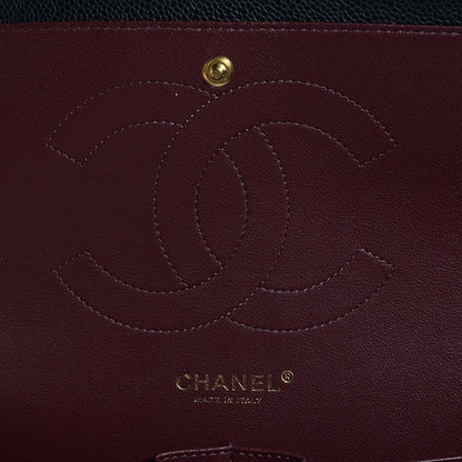 Chanel Caviar Quilted Jumbo Double Flap Black 7 of 9