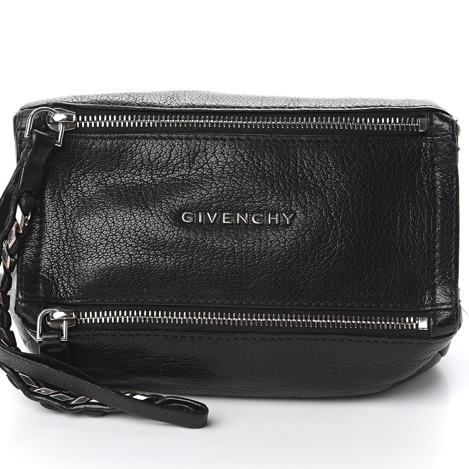 Givenchy Sugar Goatskin Pandora Wristlet Black 6 of 7