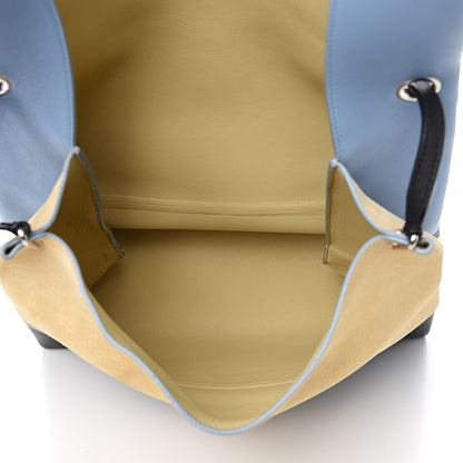 Celine Calfskin Suede All Soft Shoulder Bag Blue Lavender 4 of 7