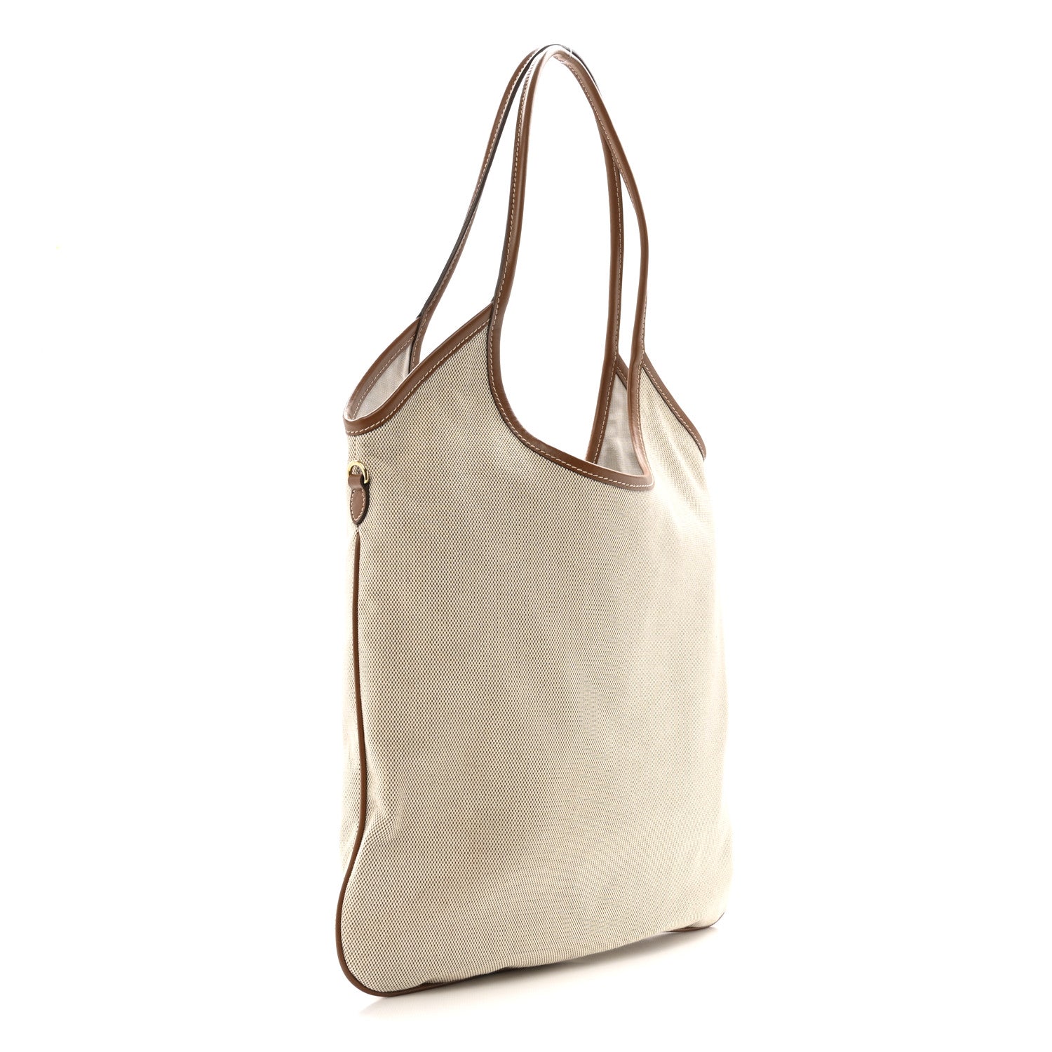 Miu Miu Canvas Ivy Beige Brandy 3 of 10