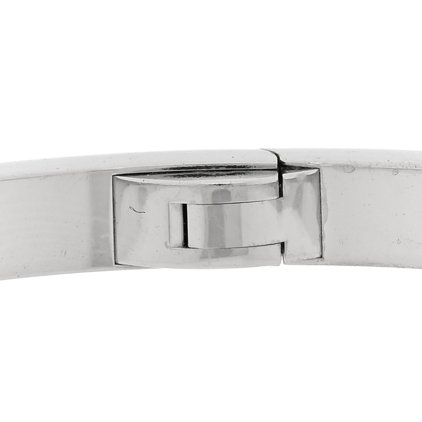 18K White Gold Medium LOVE Bracelet 17