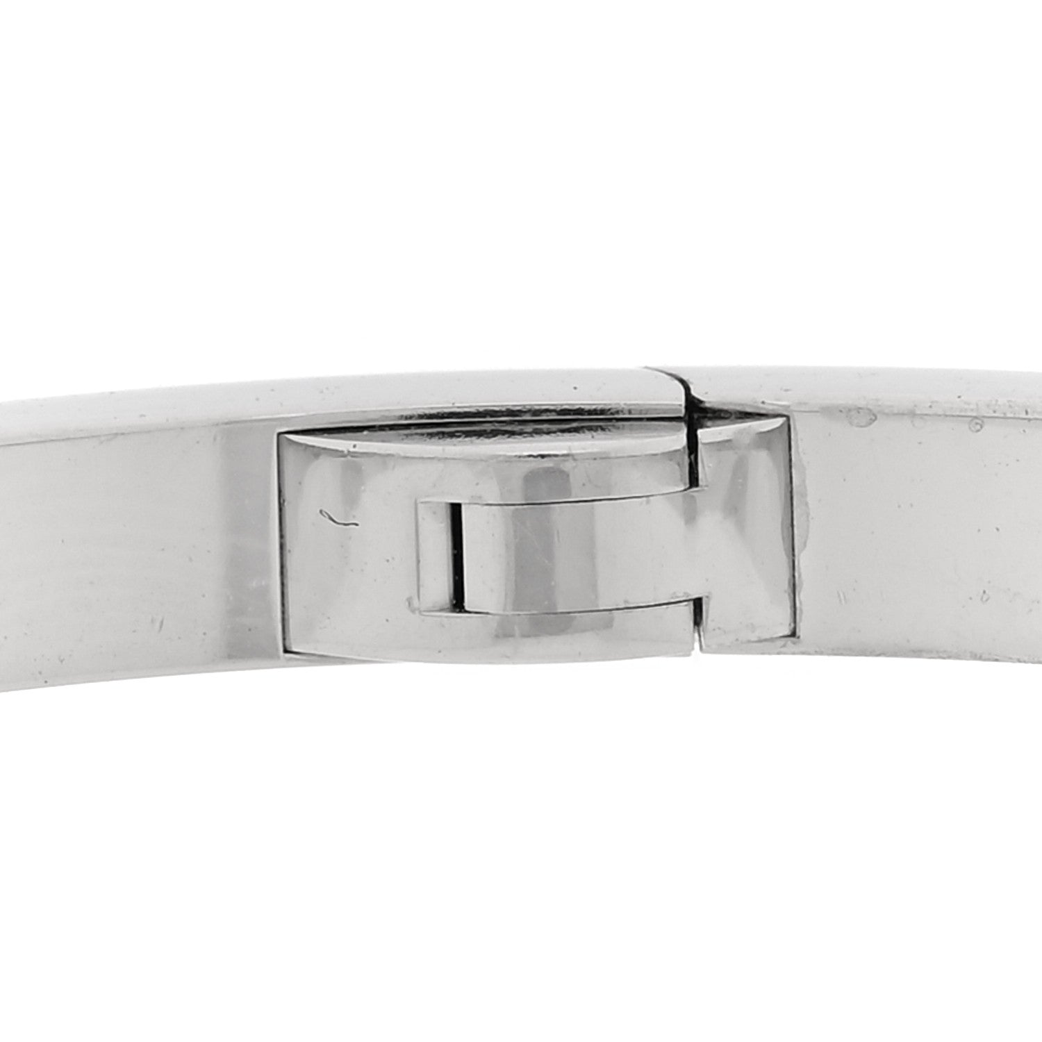 Cartier 18K White Gold Medium LOVE Bracelet 17 6 of 7