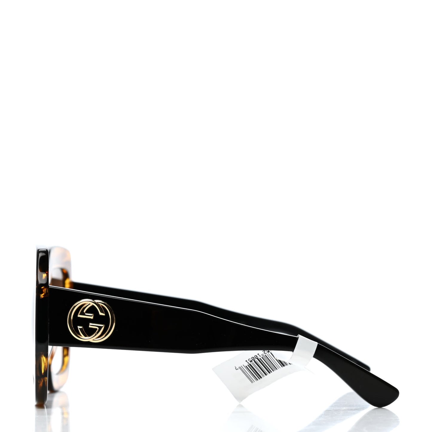 Acetate Square Frame Sunglasses GG0053S Havana