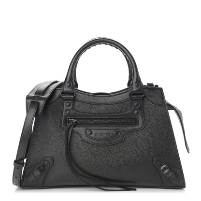 Balenciaga Grained Calfskin Neo Classic Black Hardware S City Black 1 of 10