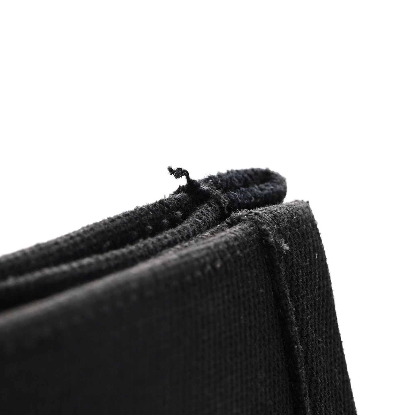 Linen Calfskin Rive Gauche Tote Black