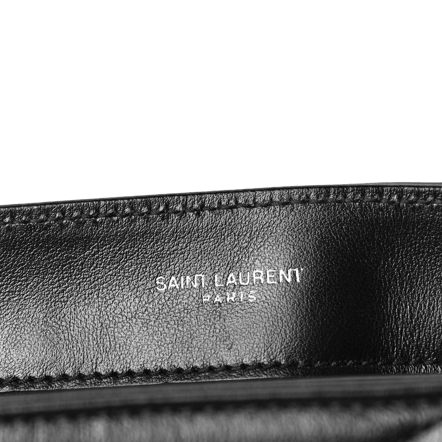 Calfskin Y Quilted Monogram Toy Loulou Crossbody Bag Black