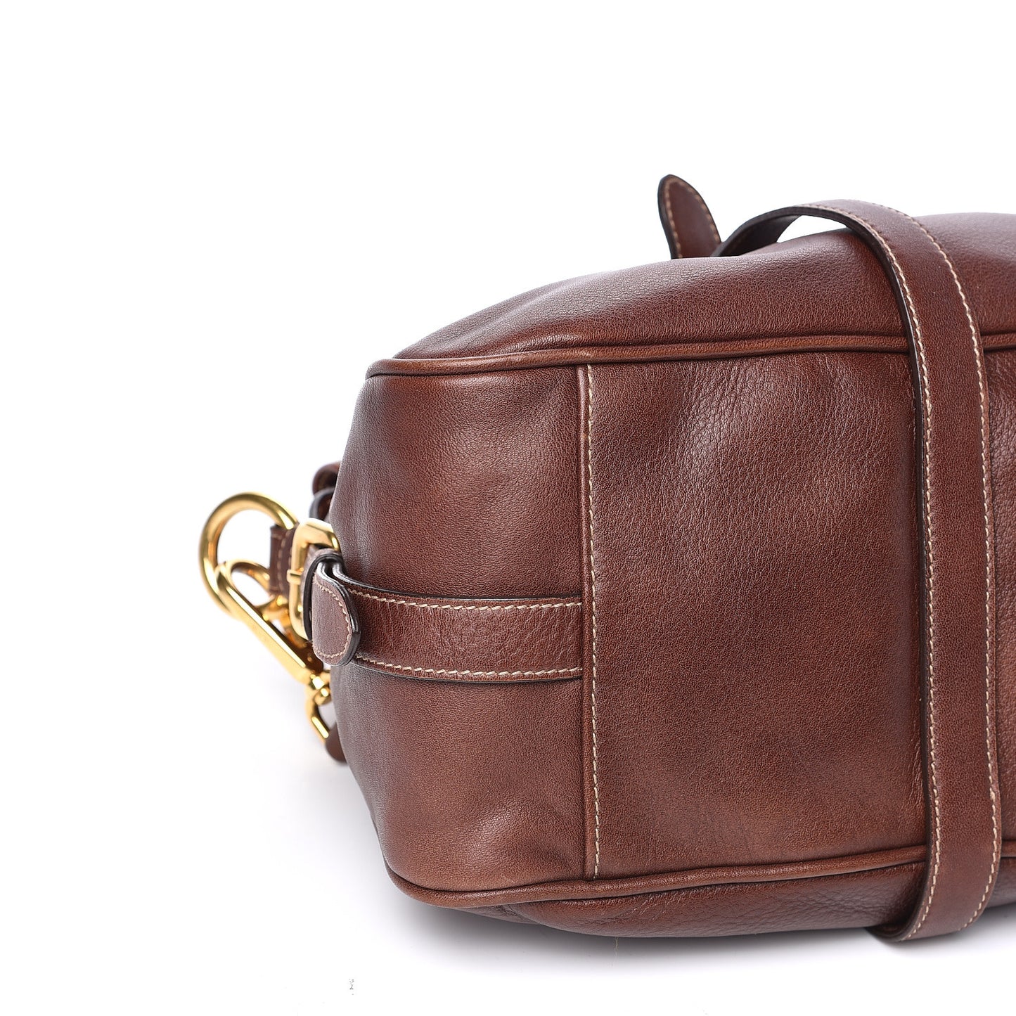 Soft Calf Shopping Satchel Nocciolo