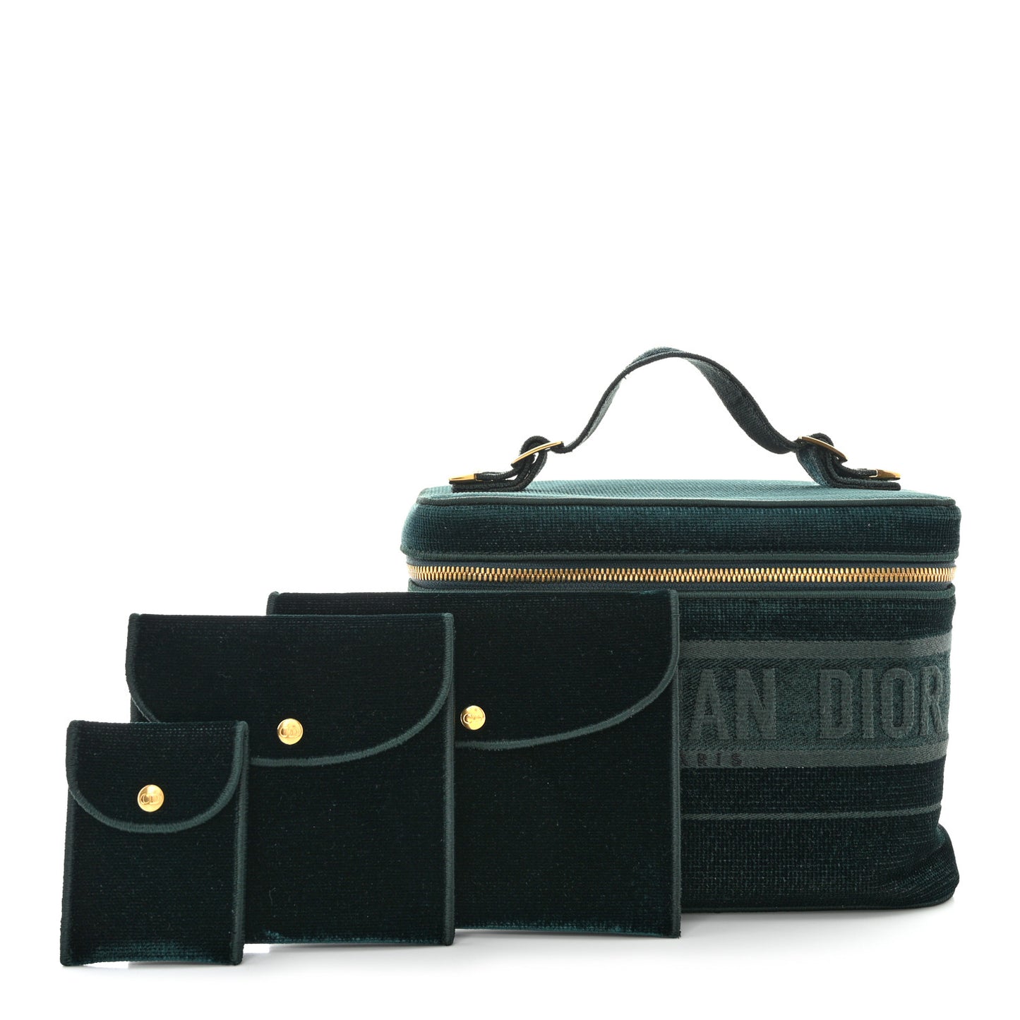 Velvet Vanity Case Green