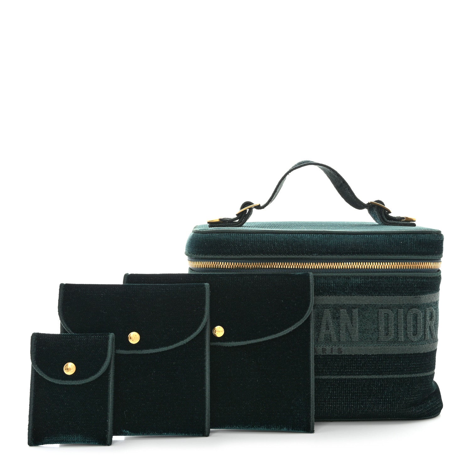 Christian Dior Velvet Vanity Case Green 2 of 16