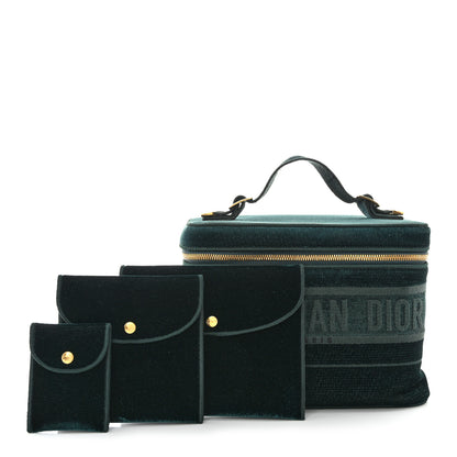 Christian Dior Velvet Vanity Case Green 2 of 16