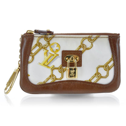 Louis Vuitton Monogram Charms Key Pouch White 1 of 9
