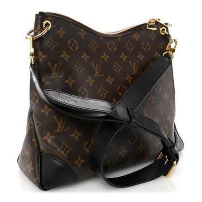 Louis Vuitton Monogram Odeon MM Black 3 of 9