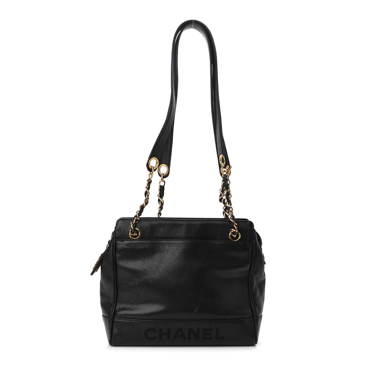 Chanel Caviar Shoulder Bag Black 1 of 10
