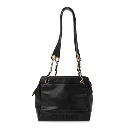 Chanel Caviar Shoulder Bag Black 1 of 10
