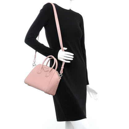 Givenchy Sugar Goatskin Mini Antigona Pink 2 of 12