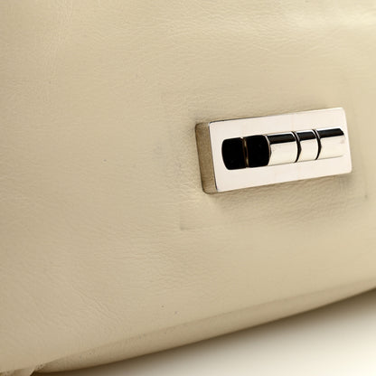 Chanel Calfskin Mademoiselle Lock Bijoux Chain Flap White 14 of 14