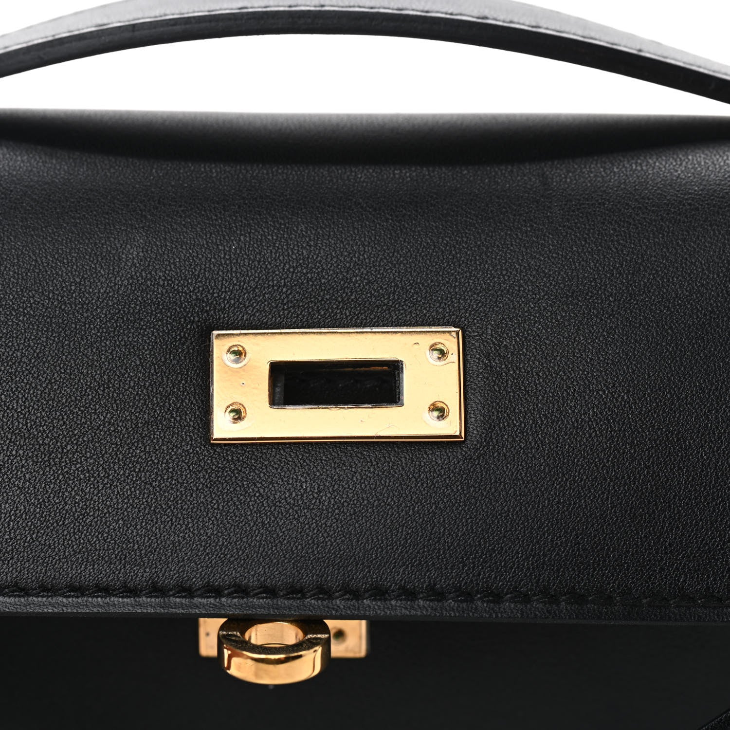 Hermes Swift Kelly Pochette Clutch Black 22 of 25