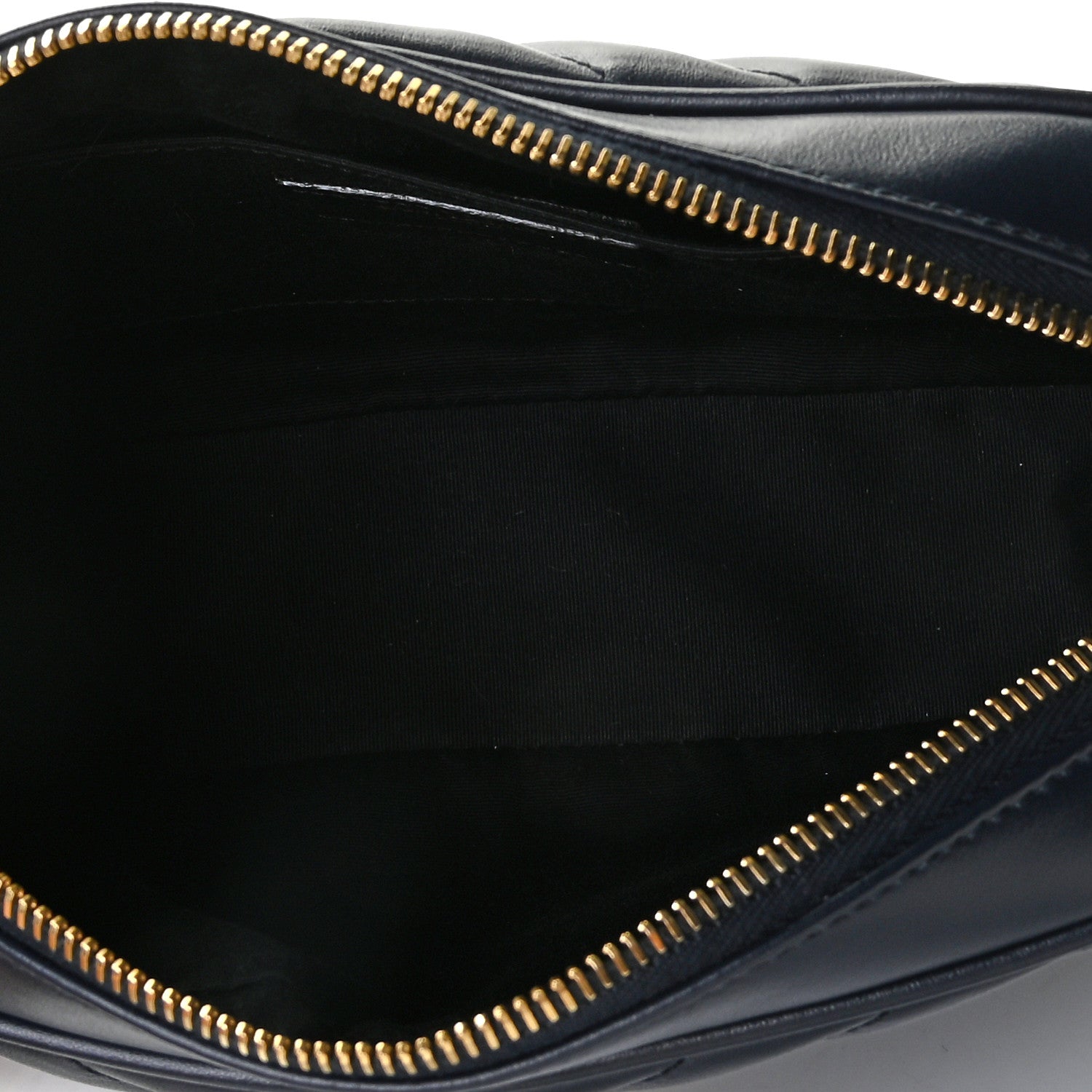 Saint Laurent Calfskin Matelasse Monogram Lou Camera Bag Deep Marine 5 of 10