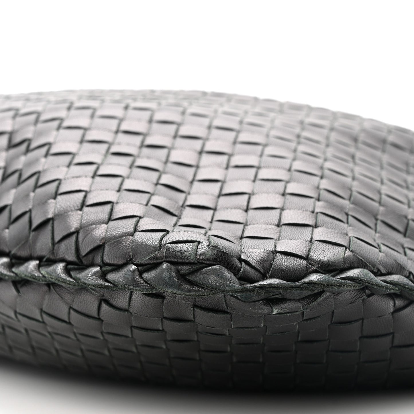 Nappa Intrecciato Medium Veneta Hobo Black