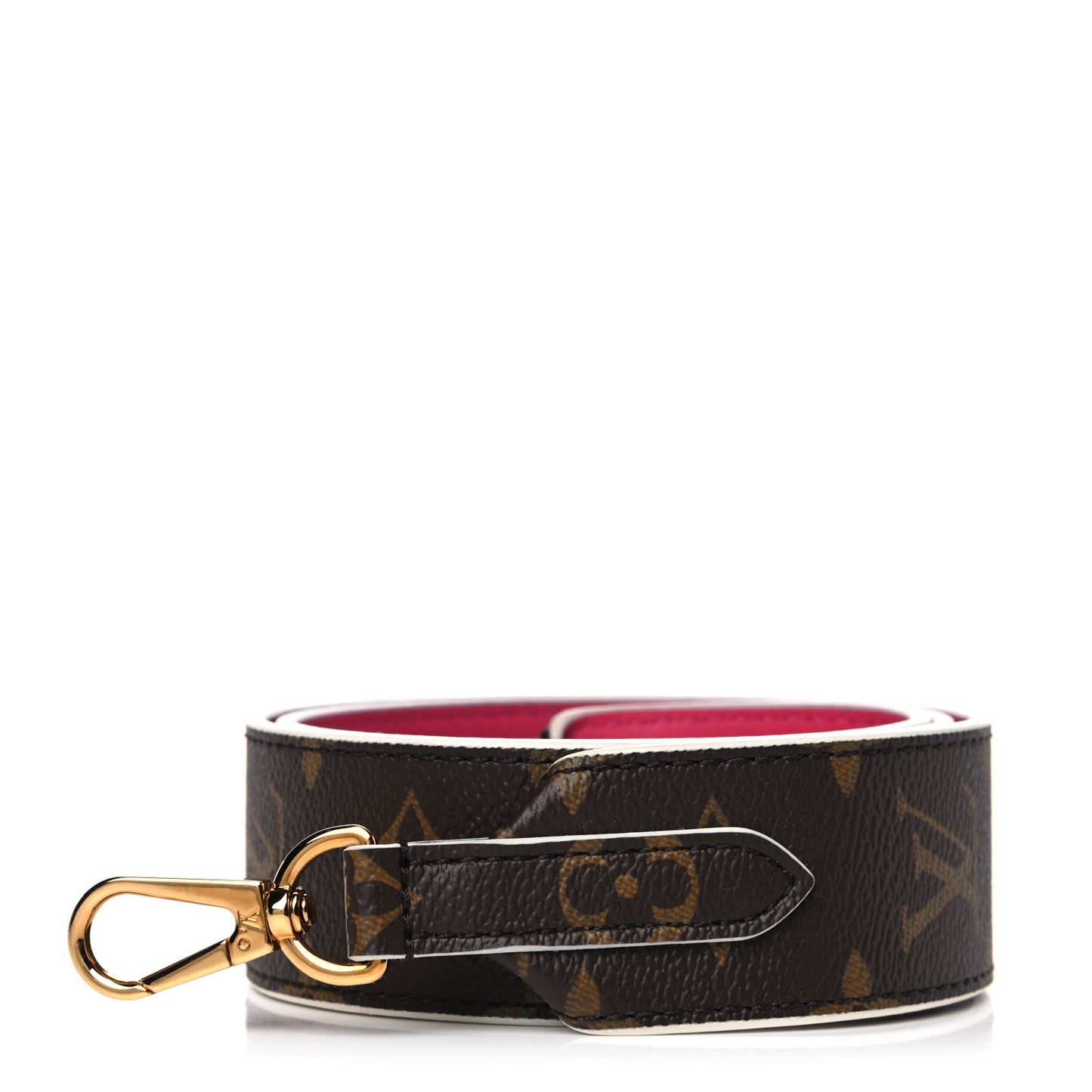 Monogram Bandouliere Shoulder Strap Hot Pink