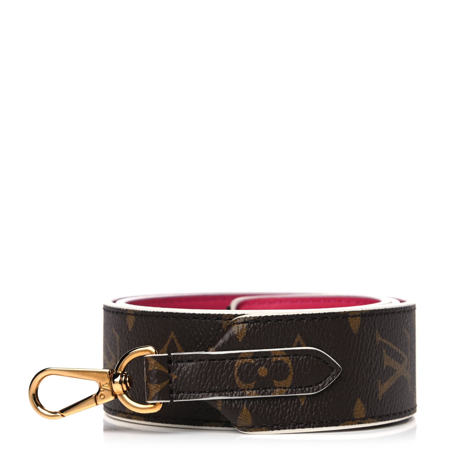 Louis Vuitton Monogram Bandouliere Shoulder Strap Hot Pink 1 of 6
