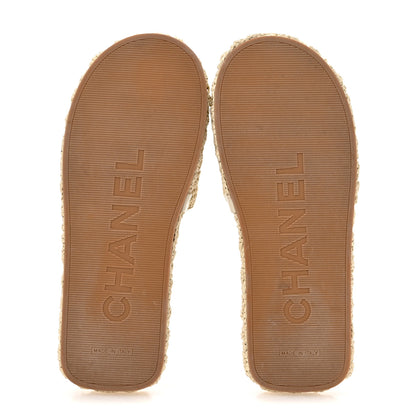 Chanel Braided Cord CC Mules 40 Light Beige 6 of 12