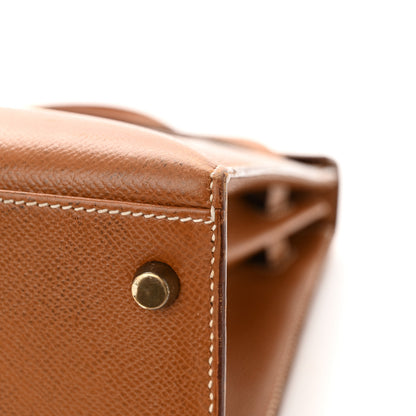 Hermes Courchevel Kelly Sellier 32 Gold 25 of 34