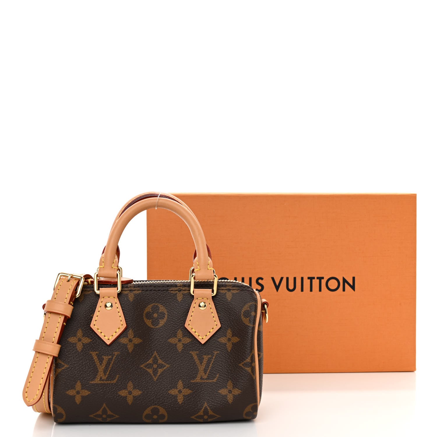 Louis Vuitton Monogram Nano Speedy Bandouliere 3 of 11