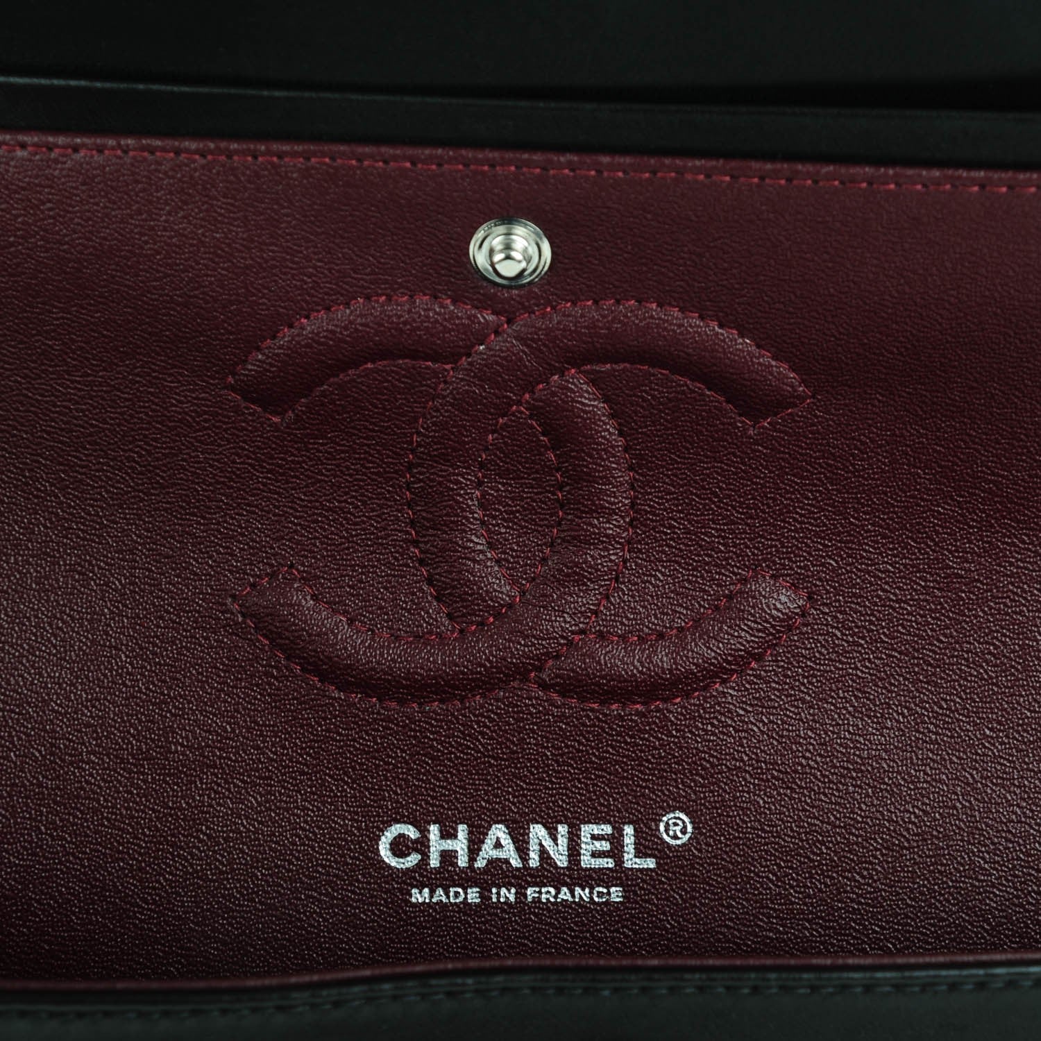 Chanel Lambskin Quilted Medium Double Flap Black 5 of 7