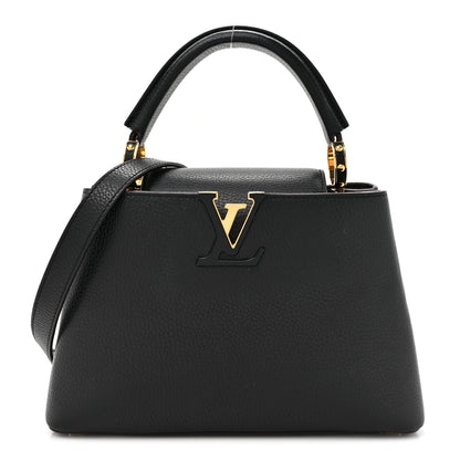 Louis Vuitton Taurillon Capucines BB Black 1 of 19