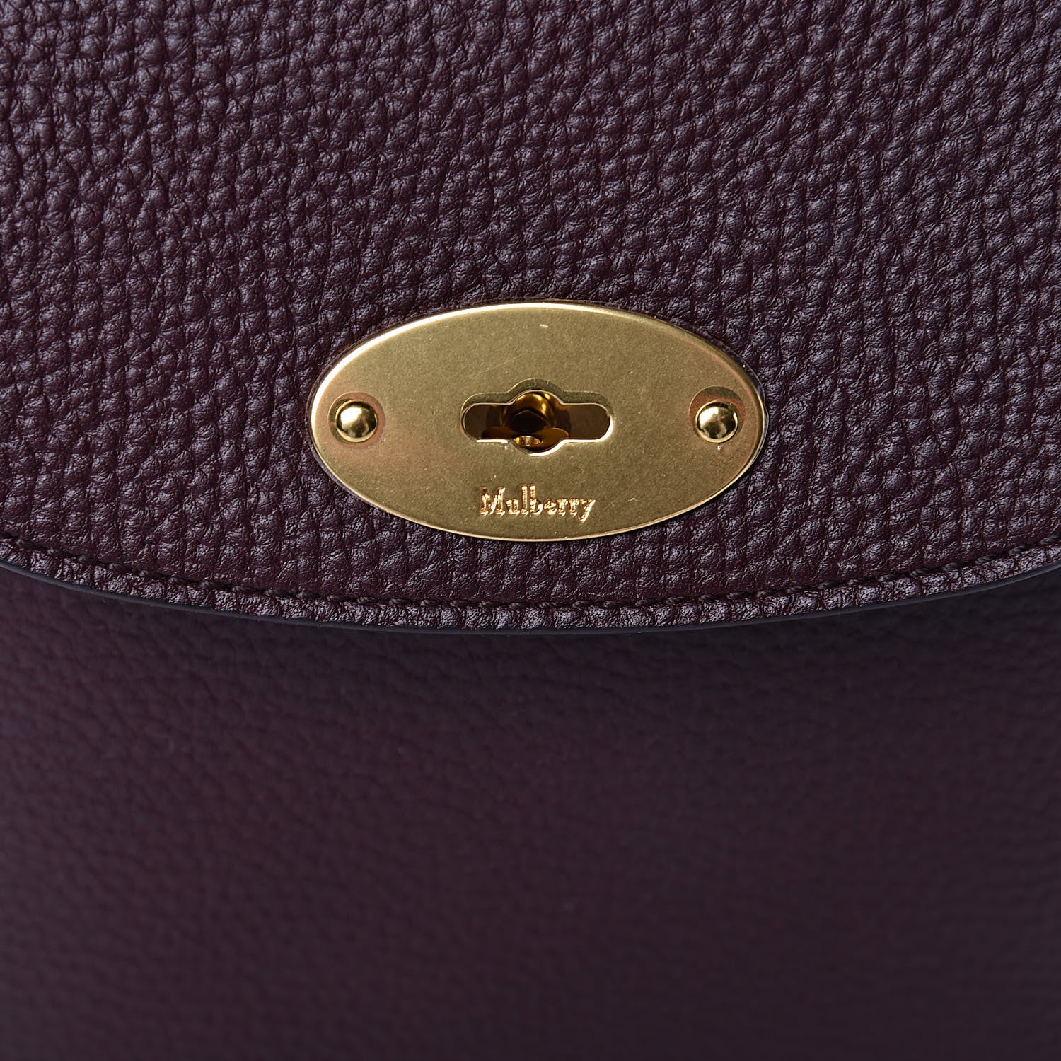 Mulberry Classic Grain Calfskin Mini Bayswater Backpack Oxblood 7 of 10