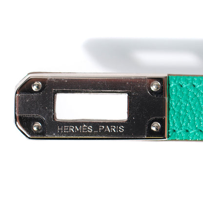 Hermes Chevre Mysore Kelly Longue Wallet Menthe 5 of 16