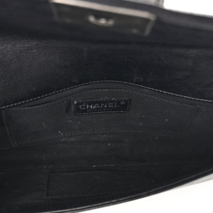 Chanel Calfskin Double Stitch Boy Clutch With Removable Chain Black 5 of 11