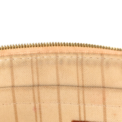 Louis Vuitton Damier Azur Neverfull MM GM Pochette Rose Ballerine 7 of 11