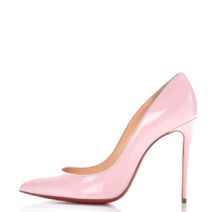 Christian Louboutin Patent Pigalle Follies 100 Pumps 37.5 Marshmallow 1 of 7