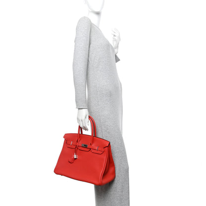 Hermes Togo Birkin 35 Geranium 2 of 11