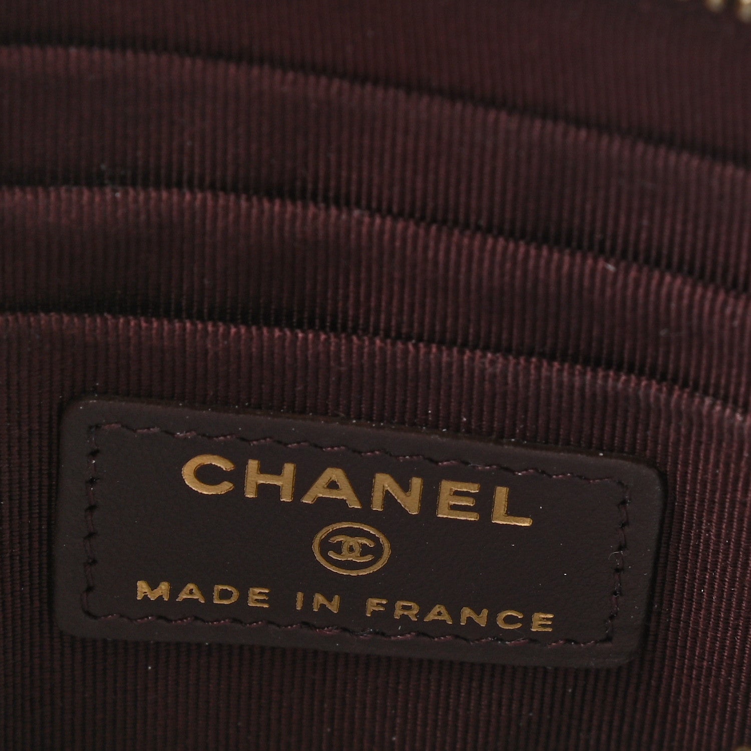 Chanel Caviar Quilted Classic Flat Wallet Pouch Black 7 of 7