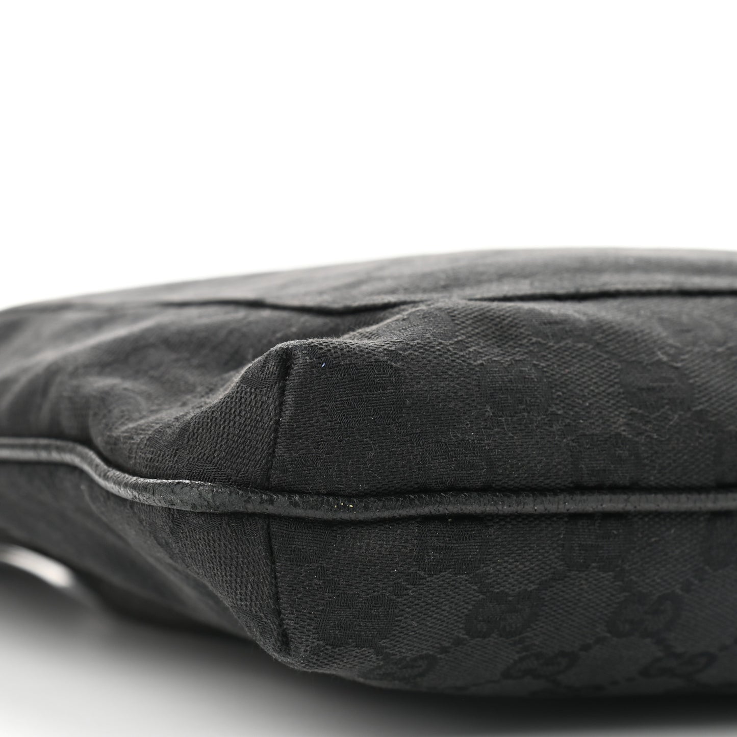 Monogram Flat Messenger Bag Black
