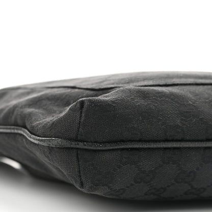 Gucci Monogram Flat Messenger Bag Black 7 of 9