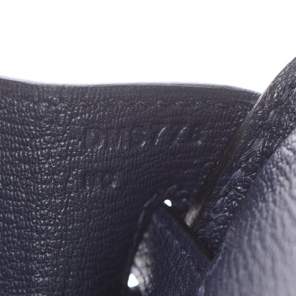 Hermes Togo Birkin 25 Bleu Nuit 34 of 38