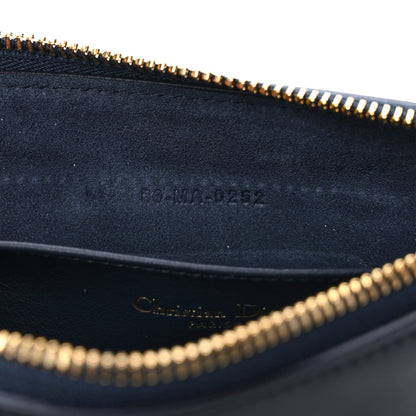 Christian Dior Calfskin Vibe Zip Pouch Blue White 7 of 10