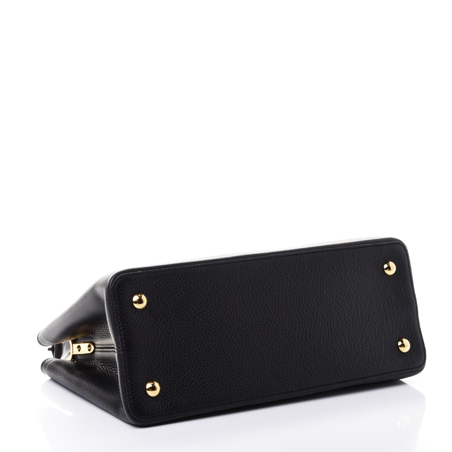 Louis Vuitton Taurillon Capucines GM Black 5 of 12