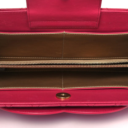 Chanel Lambskin Quilted Coco Midnight Clutch Dark Pink 5 of 7